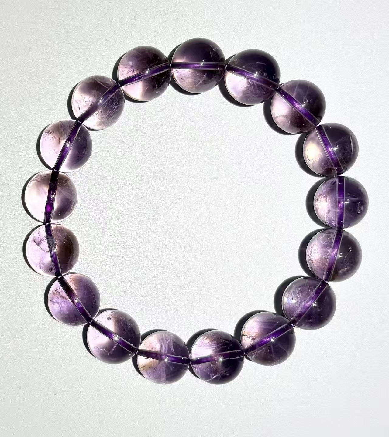 天然水晶紫塔晶手串