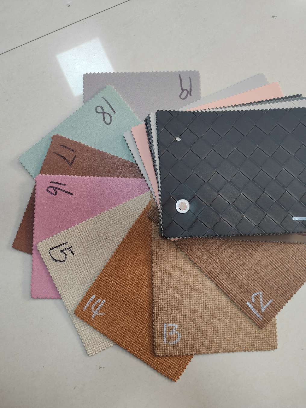 Placemat leather, double-sided leather, kitchenware, tableware, coaster decorative leather