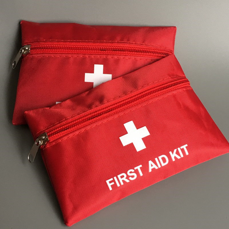 Household outdoor school epidemic prevention bag storage bag, travel red first aid kit small portable medical supplies storage bag detail image 5
