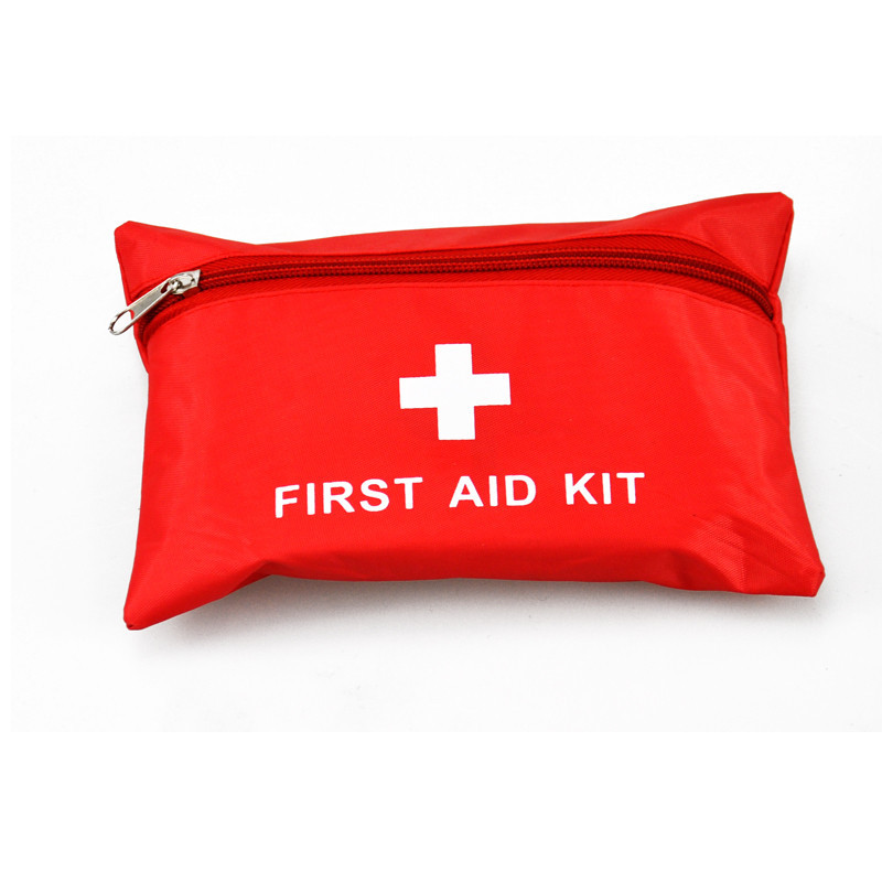 Household outdoor school epidemic prevention bag storage bag, travel red first aid kit small portable medical supplies storage bag detail image 2