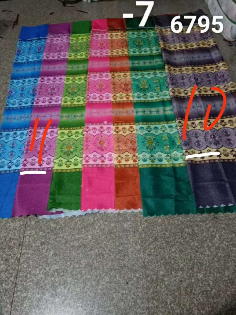 印花窗帘，价格便宜，花型多，颜色混装，详情图8