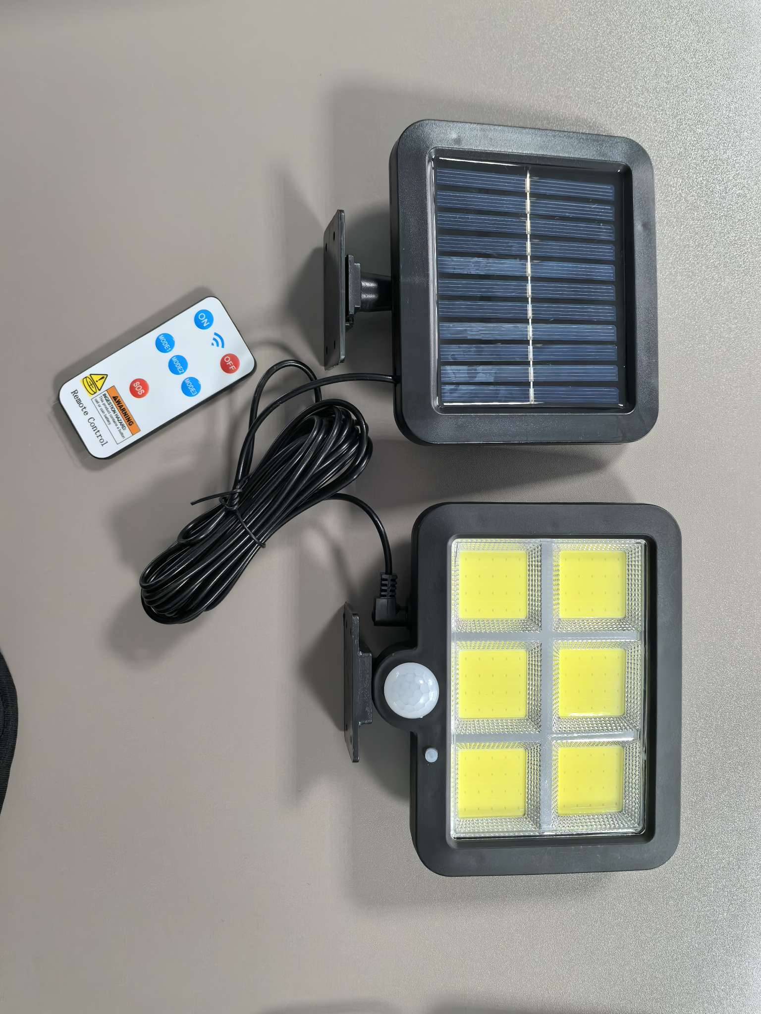 Solar wall lamp cob light source split street lamp FT100, 1200 milliamperes Specification image