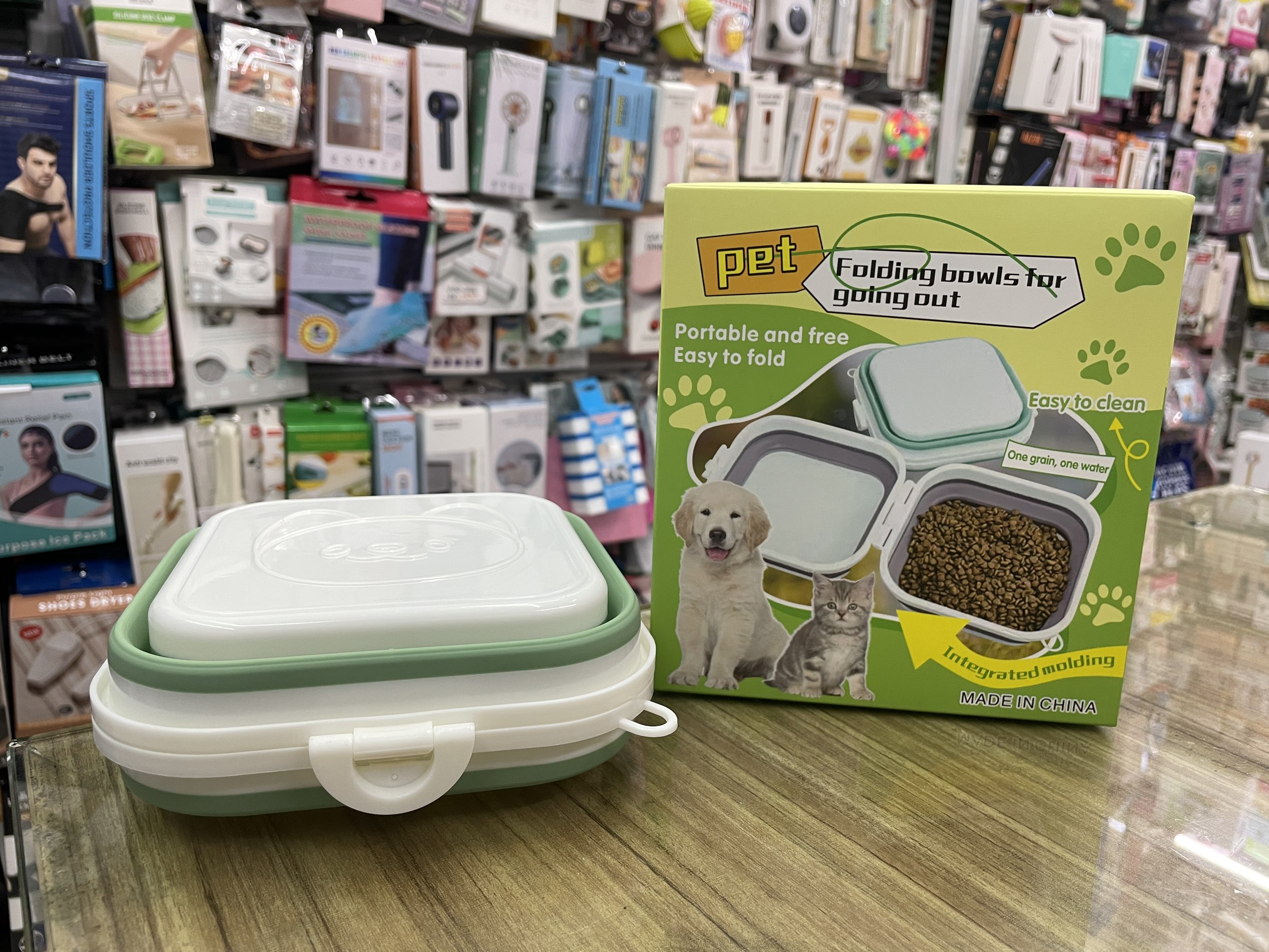 折叠宠物碗,宠物折叠碗,便携宠物碗(367-6361)详情2