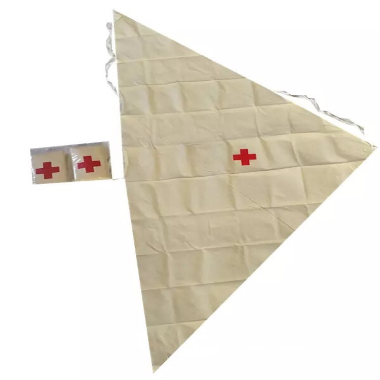 The manufacturer produces Red Cross triangular bandage for hospital use, thickened all-cotton triangular bandage for teaching and training Item Picture