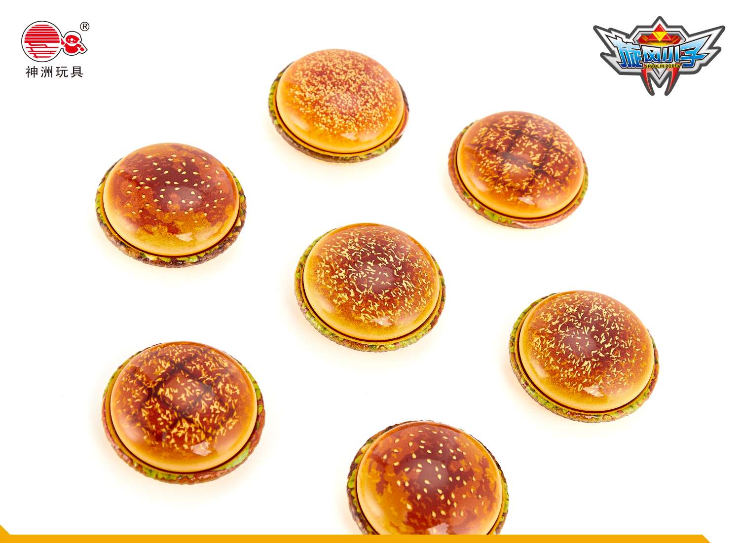 Fidget Spinner Burger Fidget Spinner educational, hands-on and stress-relieving toy Specification image