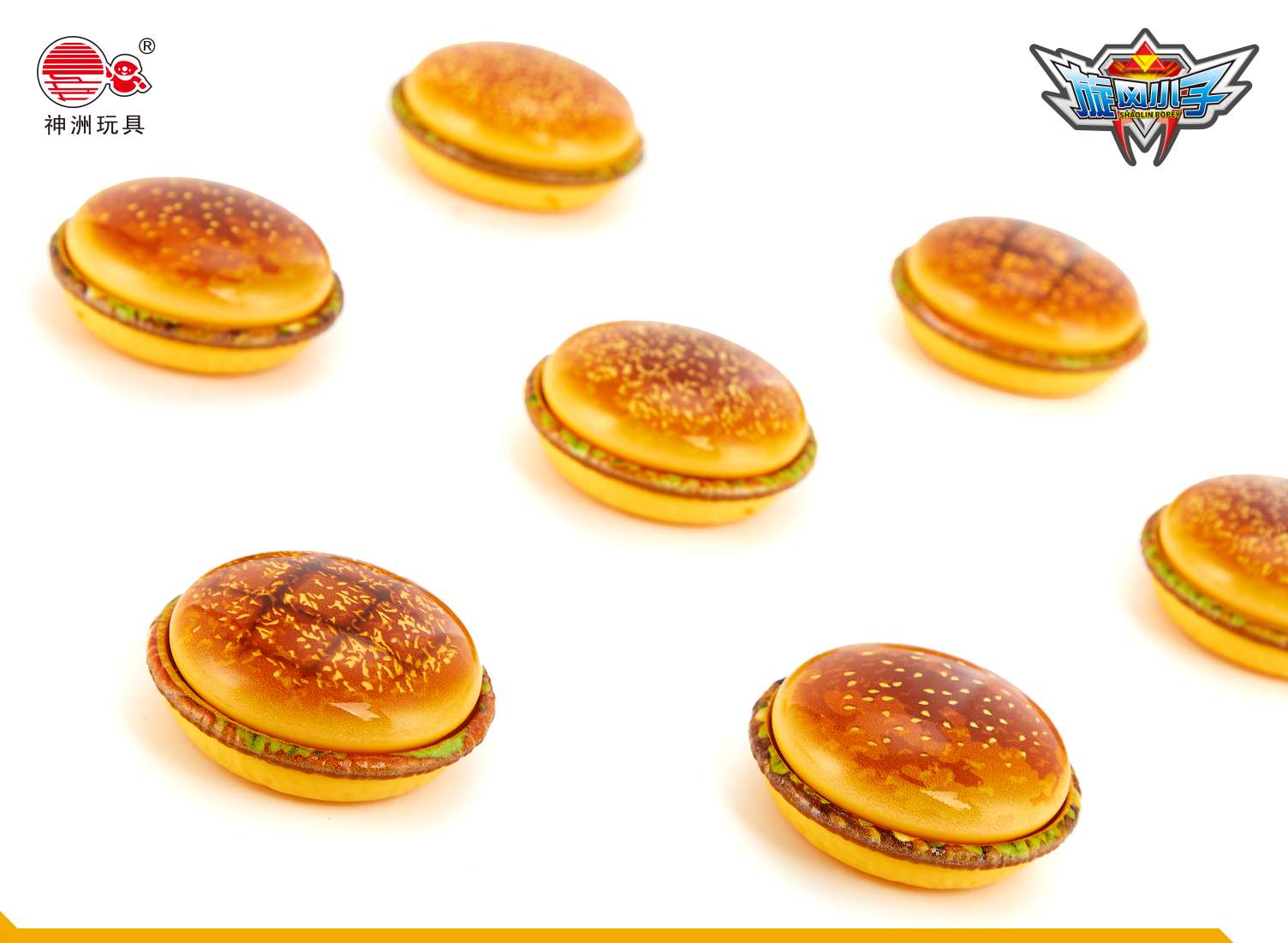 Fidget Spinner Burger Fidget Spinner educational, hands-on and stress-relieving toy detail image 2