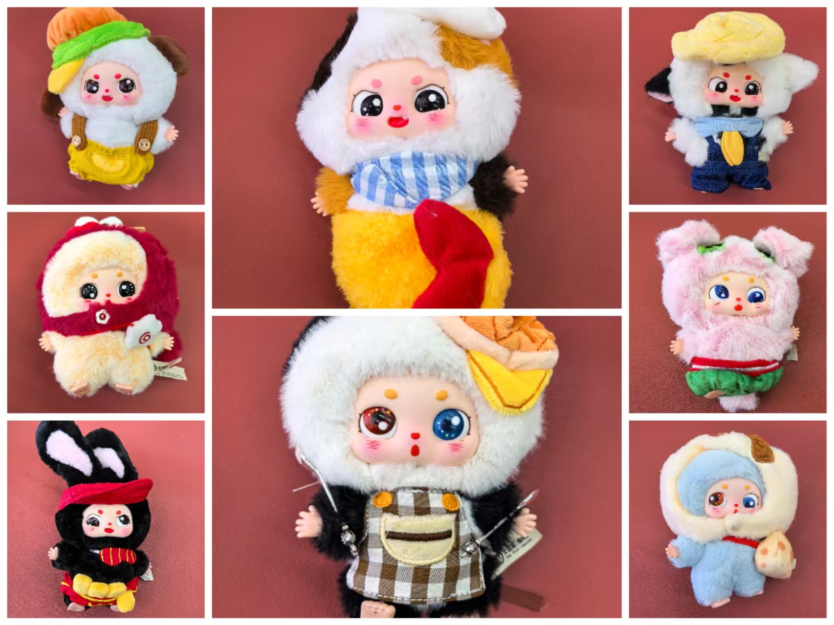 What should a three-year-old kid eat every day? Blind box with soft and cute design, fine flash craftsmanship, table decoration and collectible small items