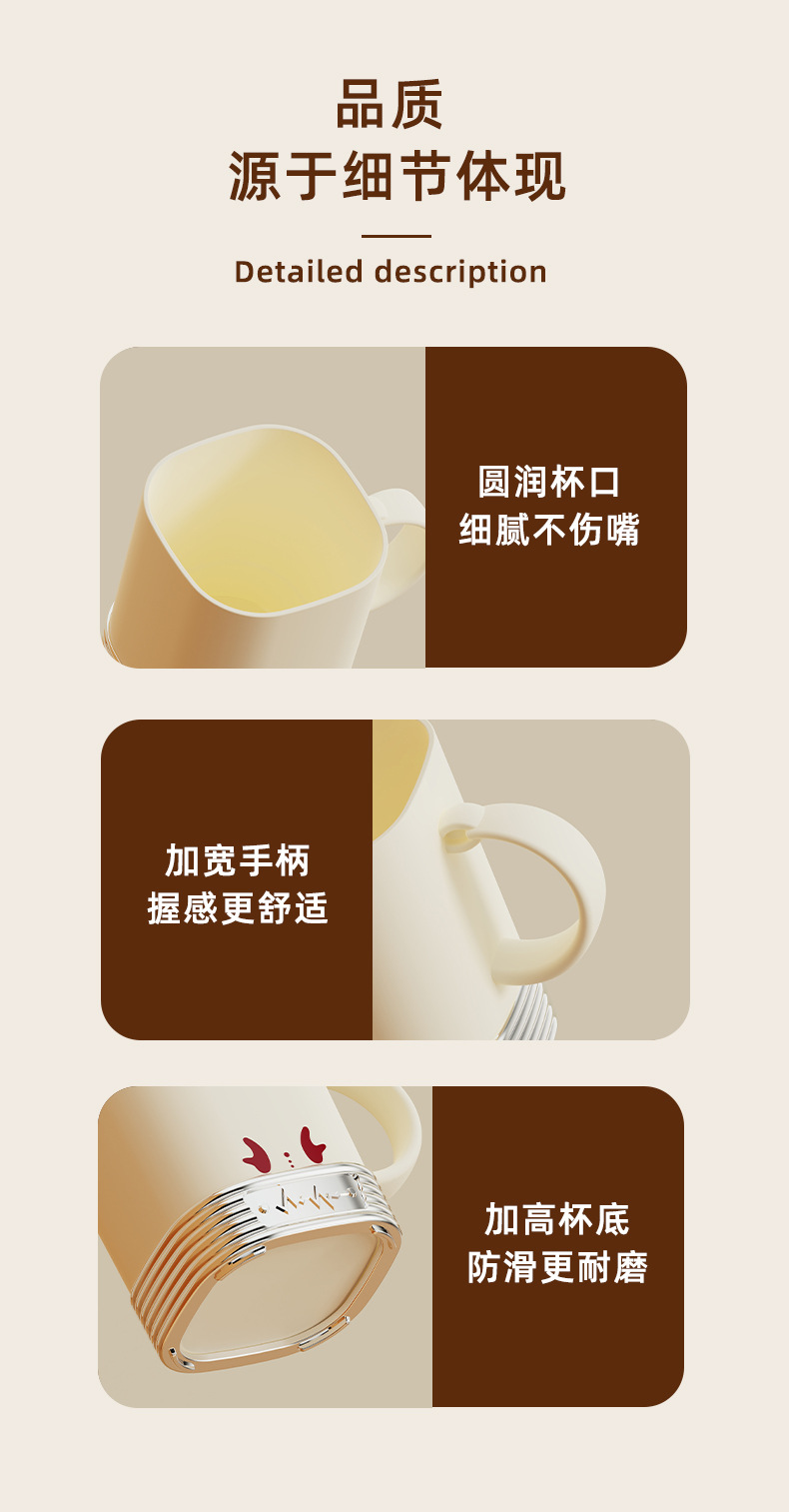 T54-TH-6202 square Domilon tooth Cup, couple mouthwash cup, bathroom toothbrush cup, washbasin cup, home detail image 9