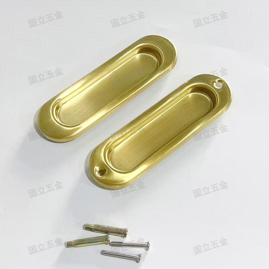 Acero inoxidable pares de montaje puerta secreta tirador entrega global garantía de calidad Specification image