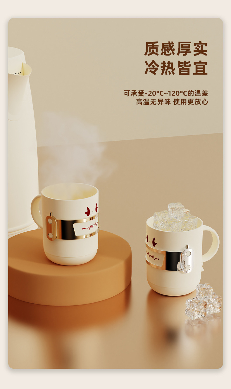 T54-TH-6203情侣炫酷洗漱杯家用卡通可爱造型杯子带手柄刷牙杯创详情图5