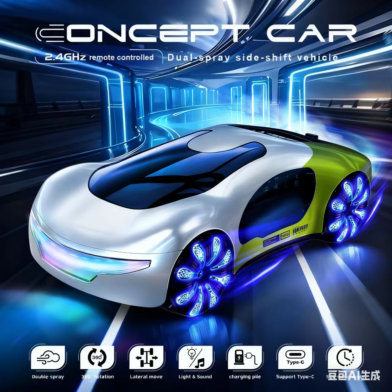 玩具/儿童玩具/遥控车/遥控汽车/挖掘机产品图