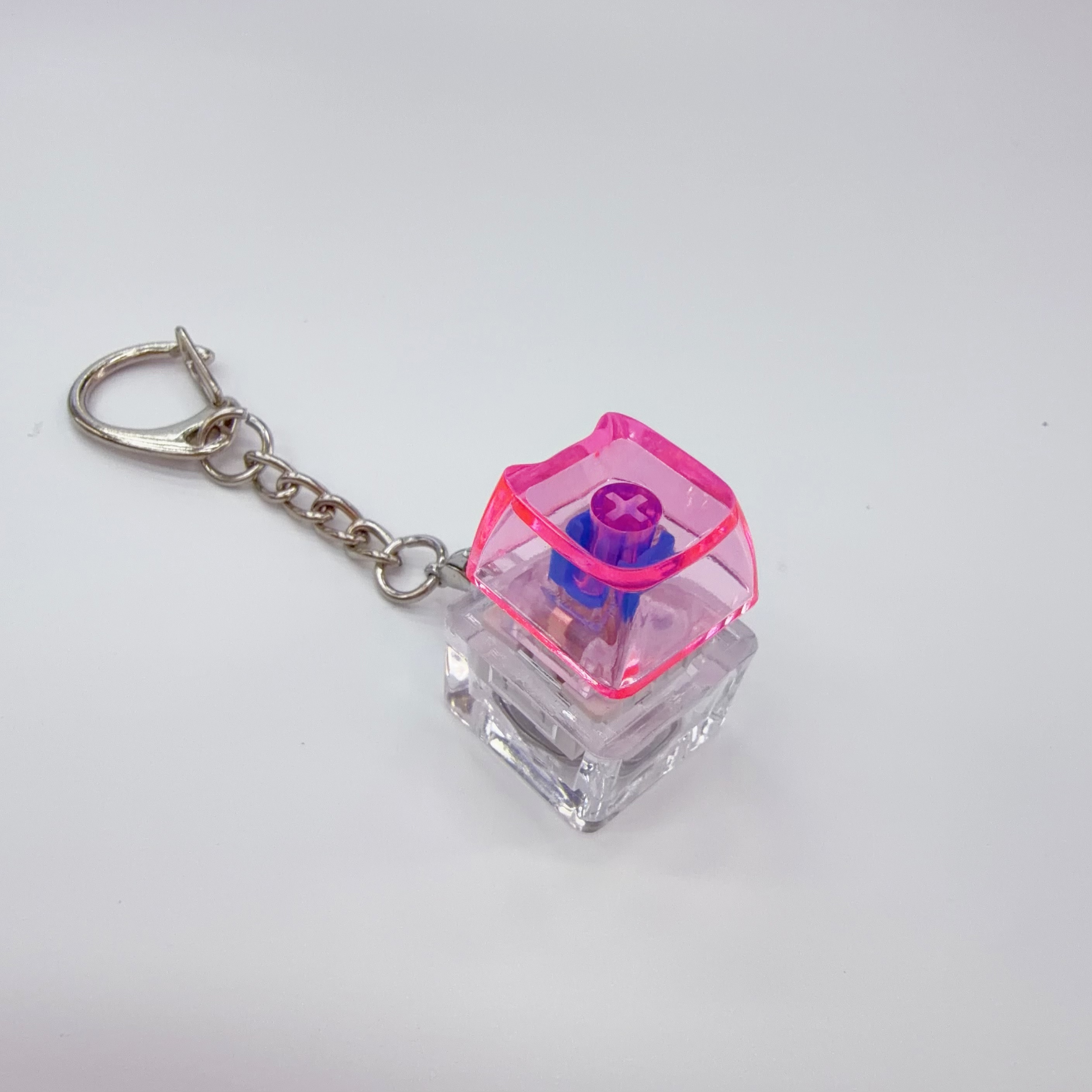 跨境减压单键PC帽指尖捏捏按压机械键盘解压按键钥匙挂件解压玩具详情图3