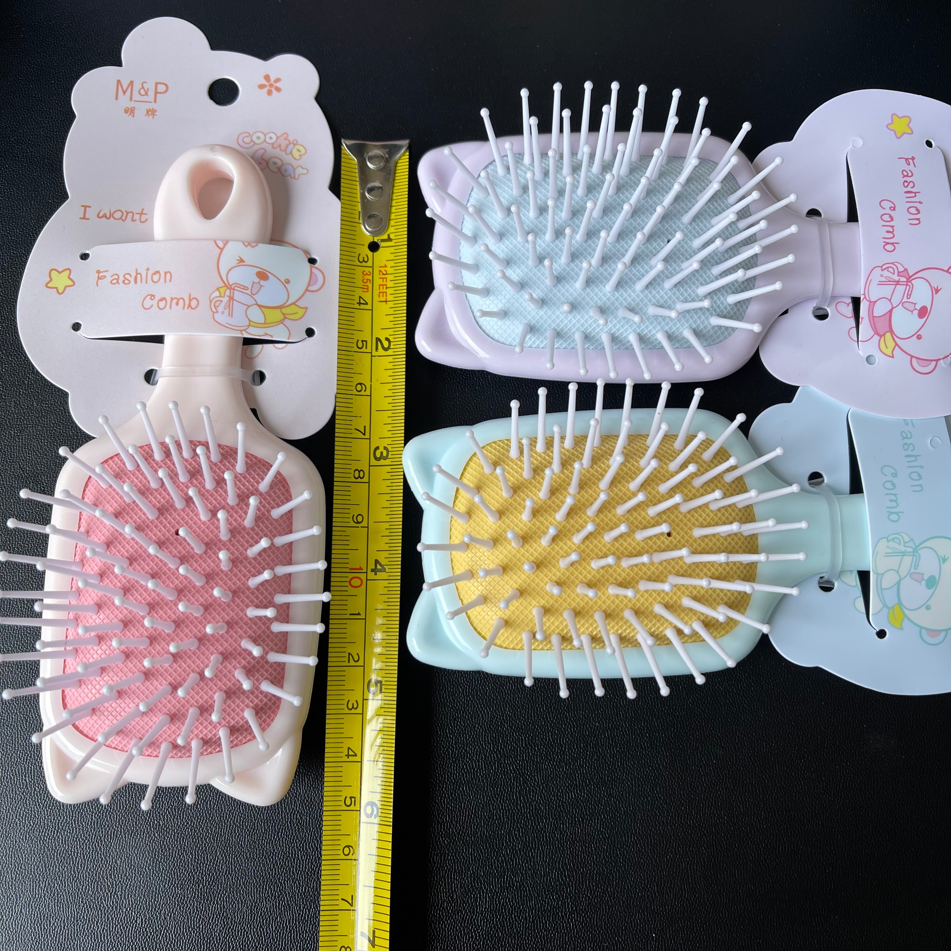 【 Zone 2-14 】 (Mixed Style) Air cushion Comb 4 pieces per pack 120 yuan per box 480 yuan per case Cute pet Massage comb Airbag Comb Little Girl Comb 2 yuan wholesale pic 4