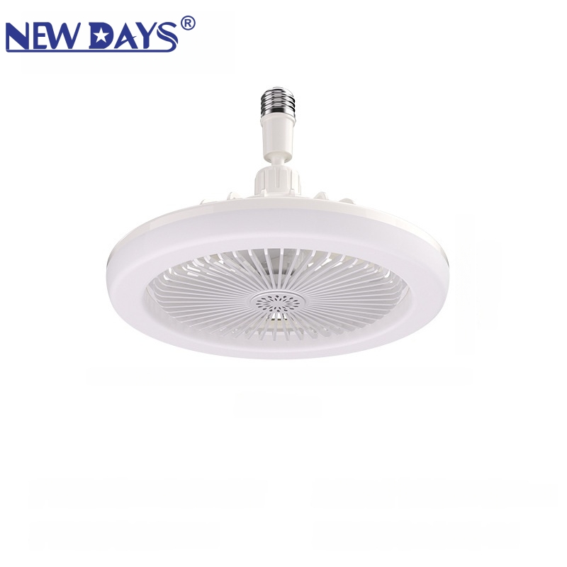 NEWDAYS brand cross-border new E27 universal lamp head aroma fan lamp, dual-color light and single-color light available, outdoor courtyard energy-saving lighting, remote control dimming, waterproof and dustproof, best-selling fan Specification image