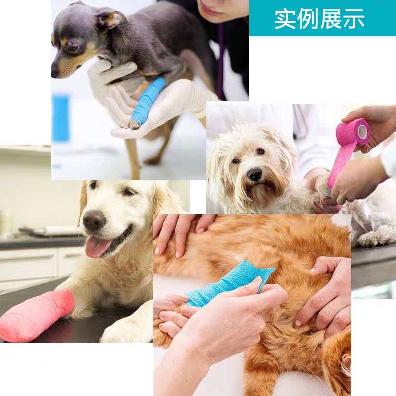 Non-woven fabric self-adhesive elastic bandage for fingerprint protection, body nail art, sports fixation, bandaging and finger protection wholesale detail image 4