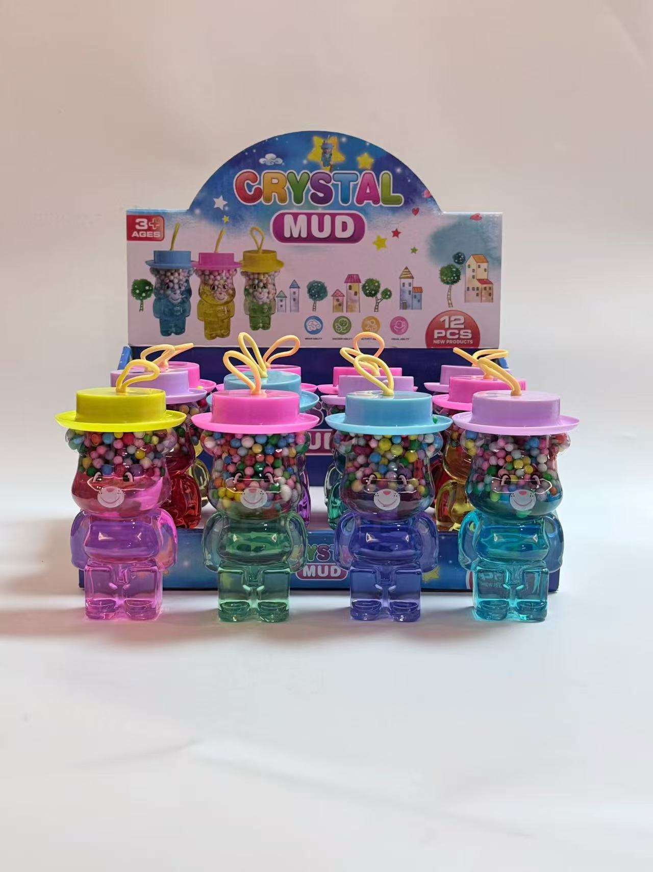 slime Children's Safe and non-toxic Slime 0-foam glue Set, non-sticky girls' water plasticine Colored Clay 9 Specification image