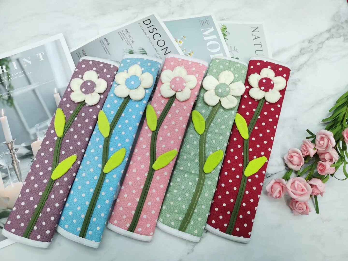 微波炉冰箱把手套防油污防凉套防静电汽车安全带防勒把手保护套详情11