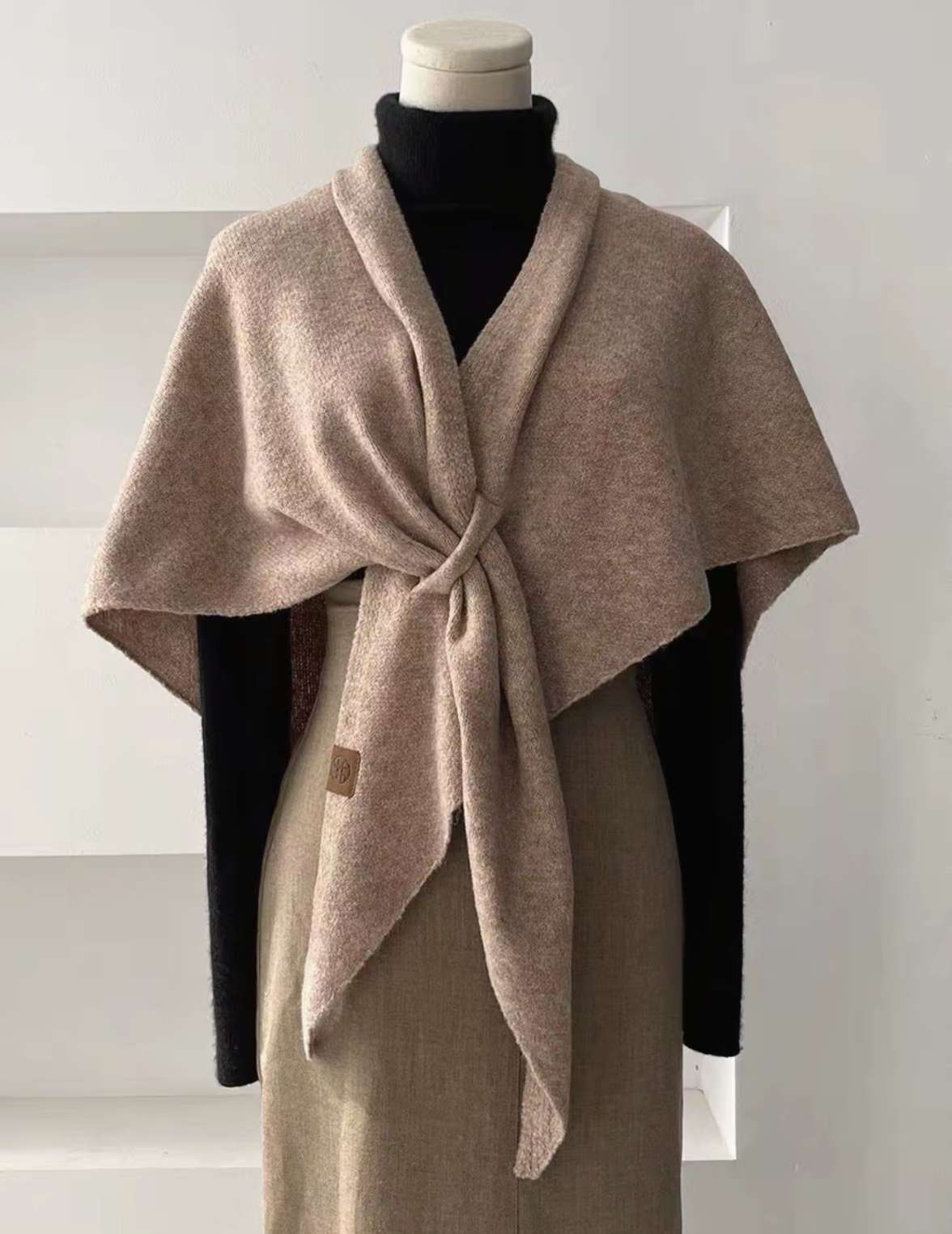 New wool blend shawls and scarves are in stock