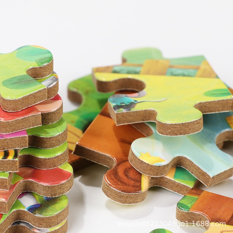 Children's jigsaw puzzle paper enlightenment assembly toys for boys, girls, babies aged 2-3, 6, early education benefits, intelligence and brain development Application Scenario