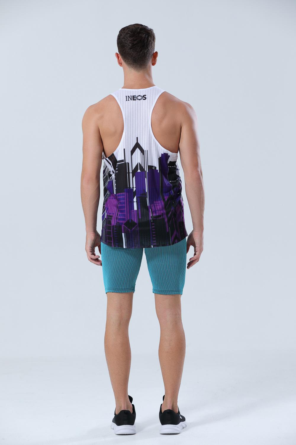 YMF-8001 Marathon Running Seamless rubber vest Item Picture