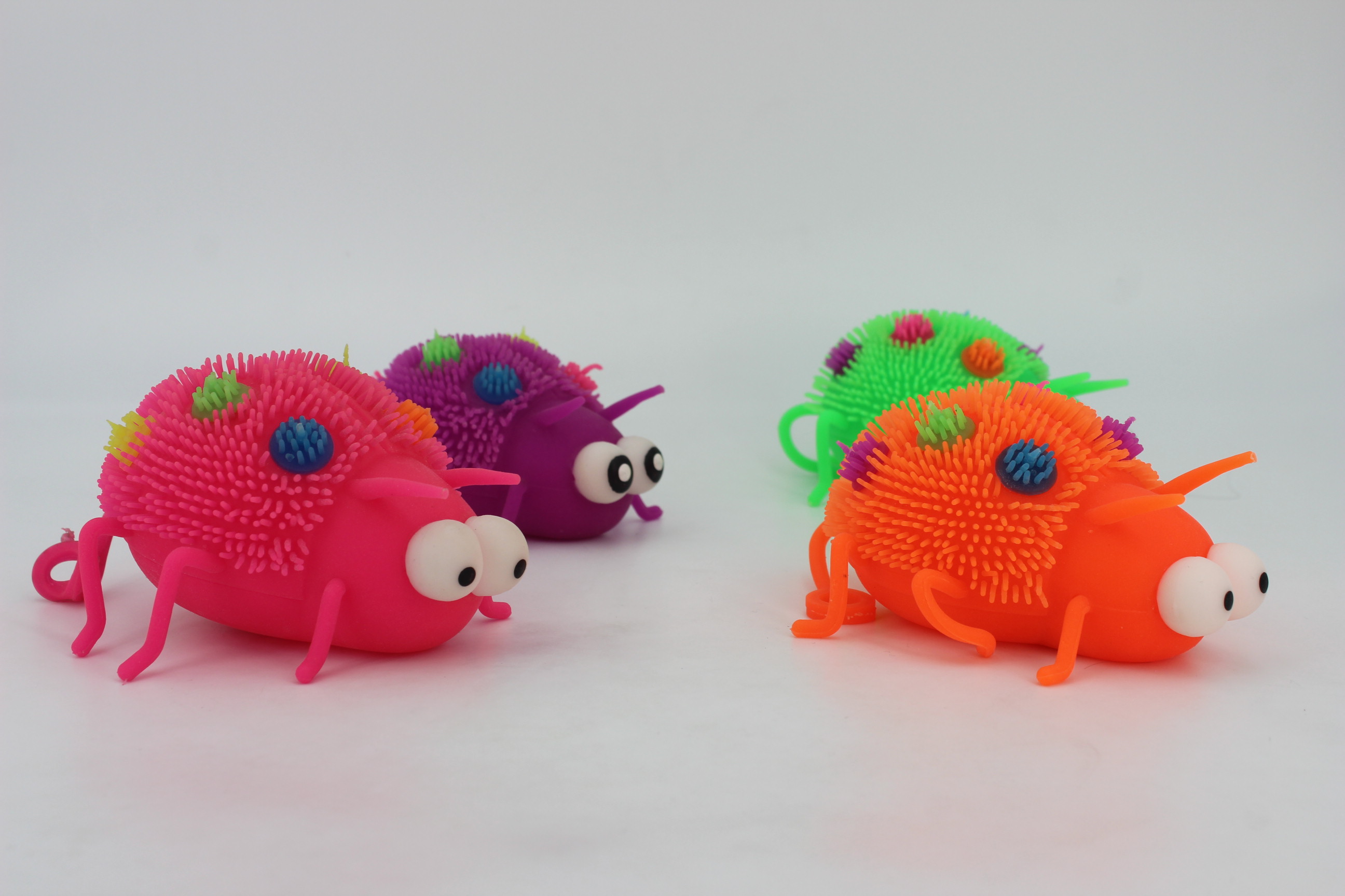Niños extrusión juguete artefacto ojo convex ladybug burst fábrica venta directa