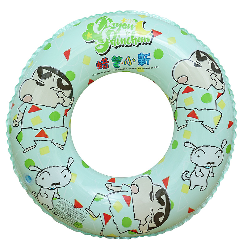 Official authorized swimming rings, Crayon Shin-chan cartoon children's seat rings, 6-10 years old kids, thickened baby swimming rings wholesale Specification image