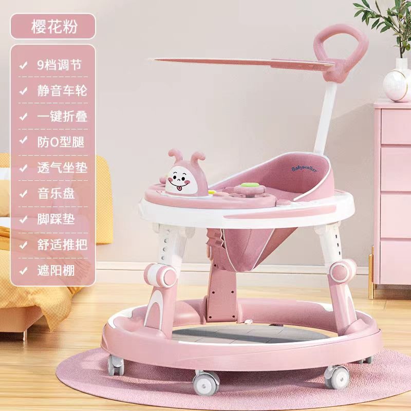 进口母婴学步车儿童宝宝多功能带音乐防滑安全婴儿学步车

