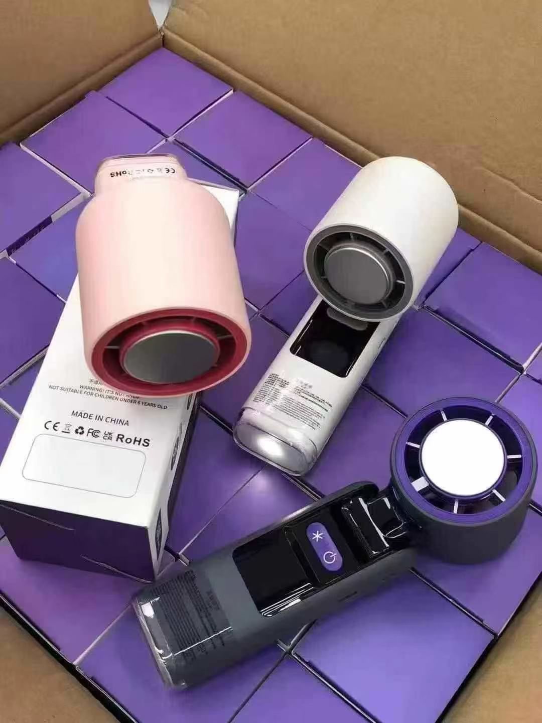 K801 cold ice pack handheld fan Item Picture