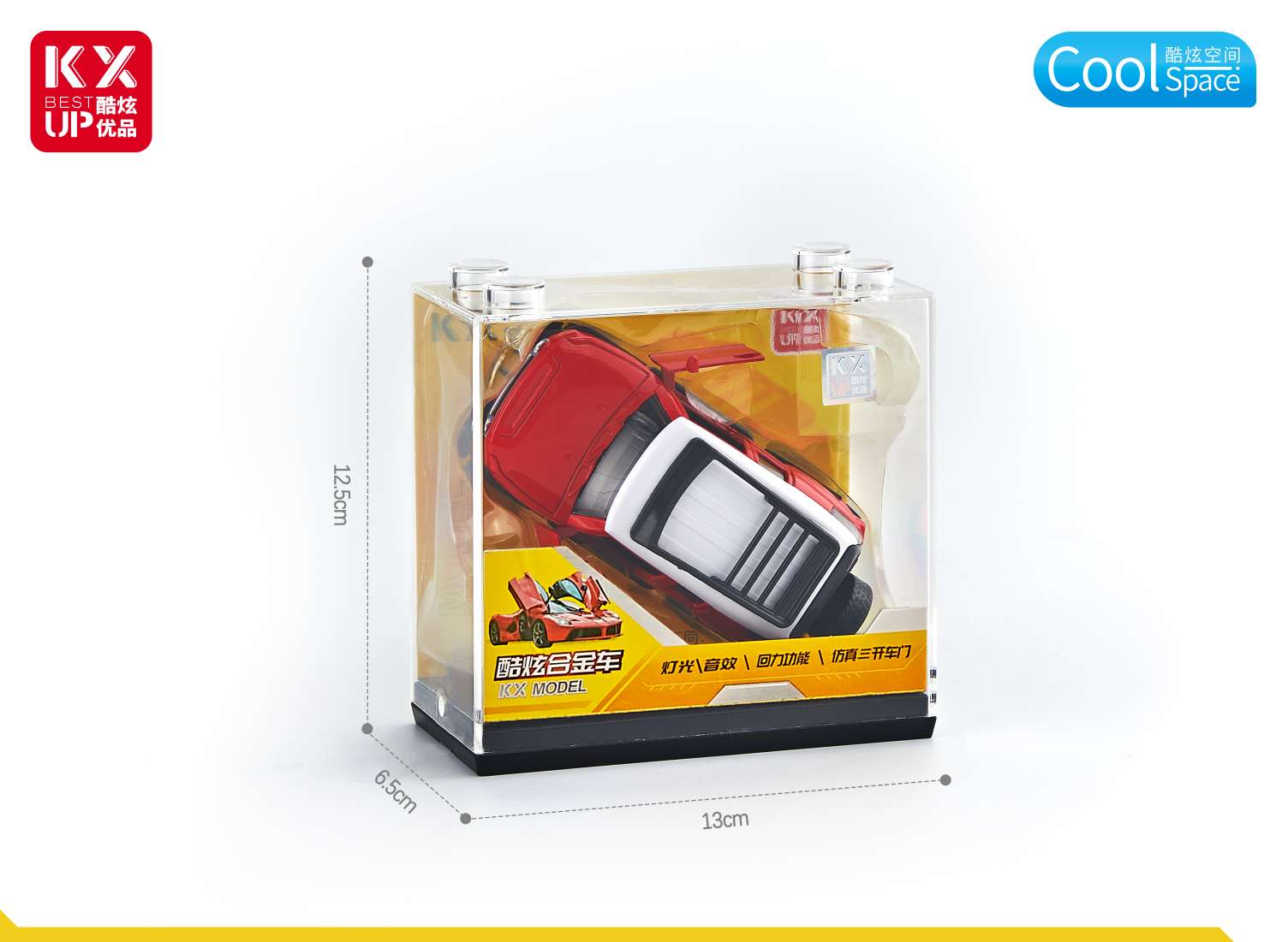 Alloy car model, toy car model, car model, children's educational collection, lighting, sound effect, rebound function Item Picture