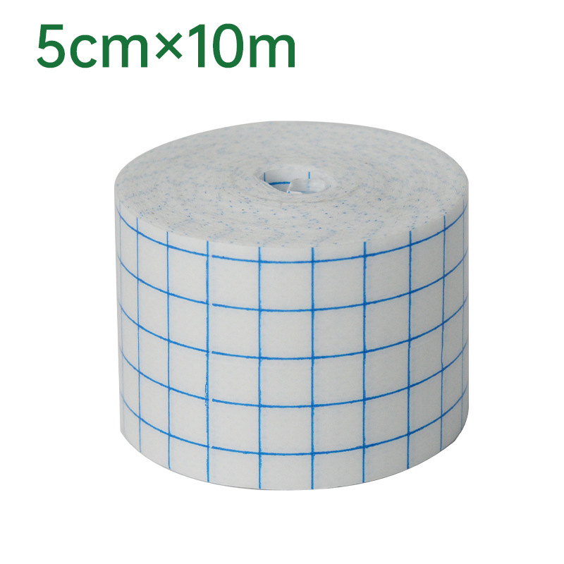 Spunlace non-woven fabric dressing roll, grid breathable hypoallergenic plaster cloth, empty application of Sanfu plaster dressing roll, dressing adhesive tape Application Scenario
