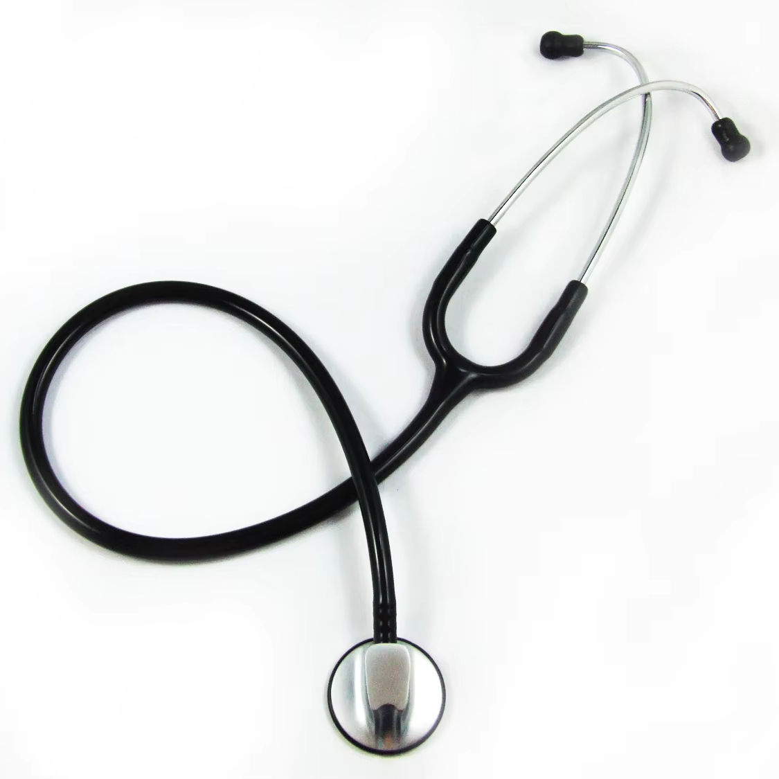 Customized wholesale medical equipment, clinical adult and children's PVC earplugs, professional Estetoscopio single-head cardiac stethoscope