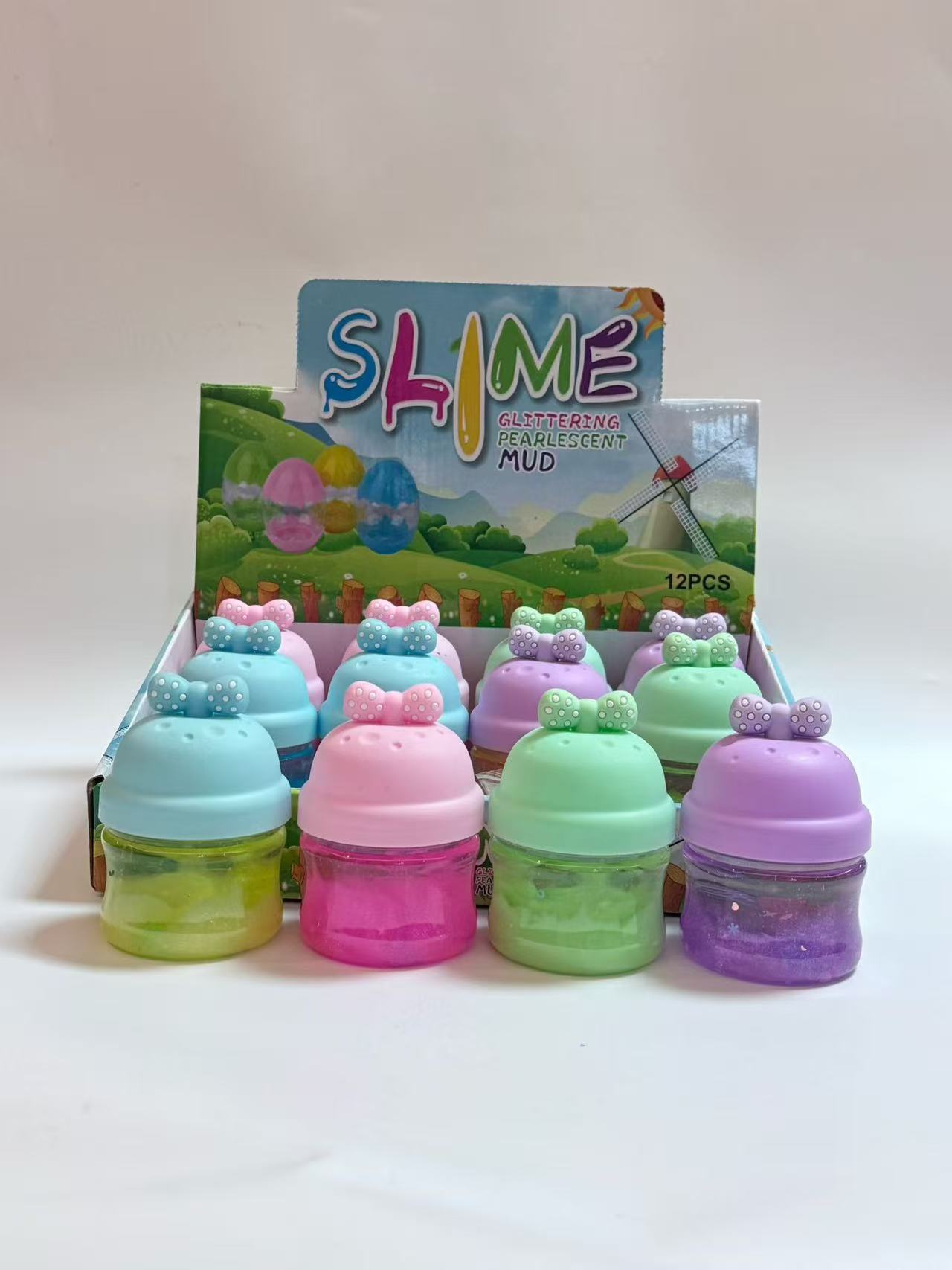 slime Children's Safe and non-toxic Slime 0-foam glue Set, non-sticky girls' water-shaped plasticine colored clay 10 Specification image