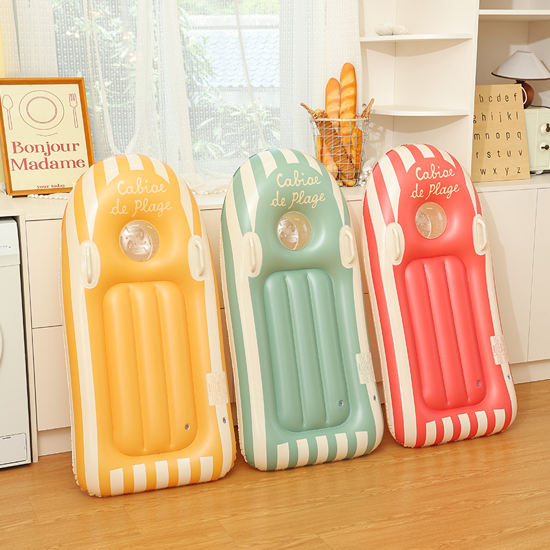 Wholesale of thickened inflatable float boards for children, children's surfboards with handles, swimming water slides, and water inflatable float beds Specification image