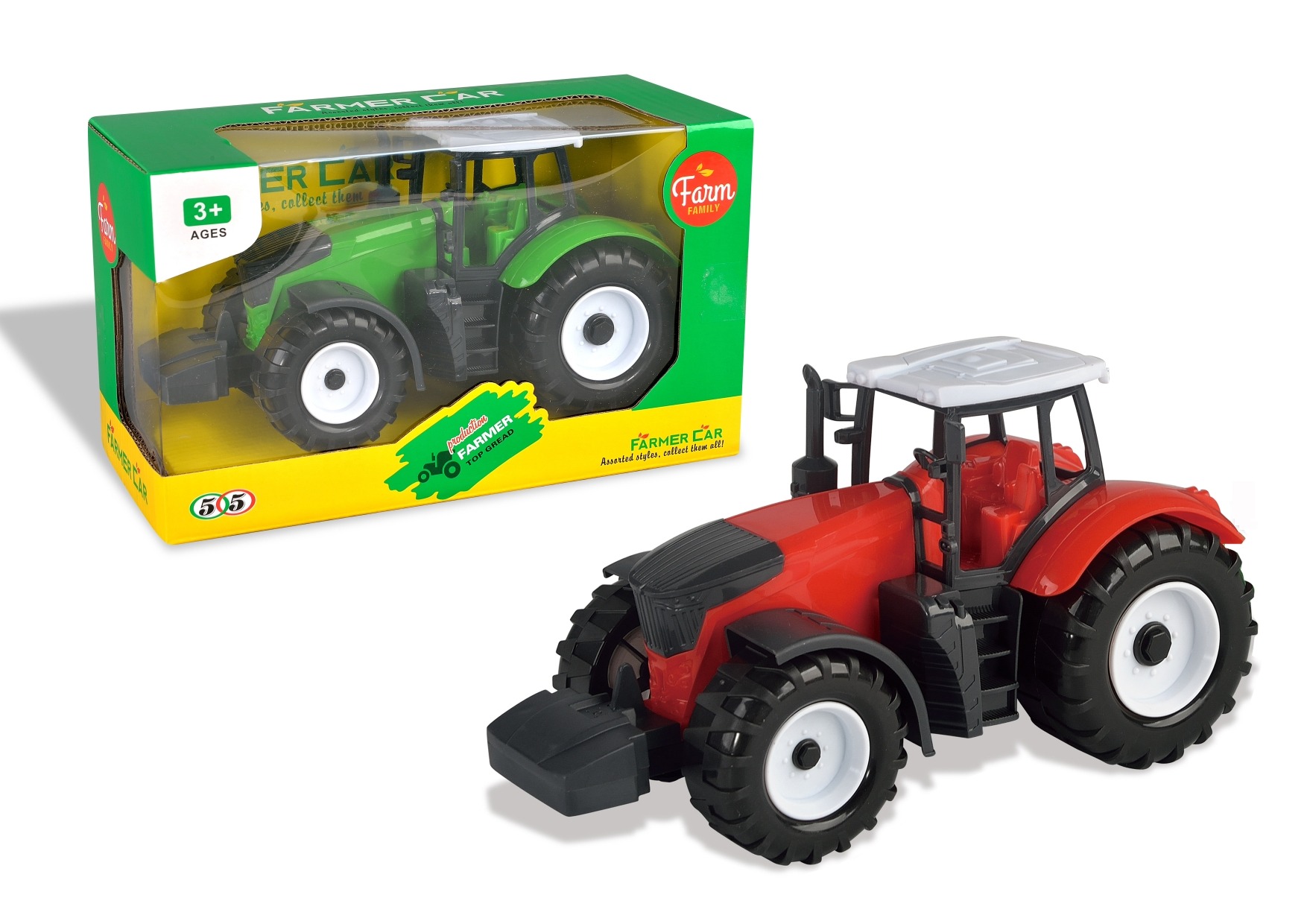 惯性大农夫车头红绿二色混装