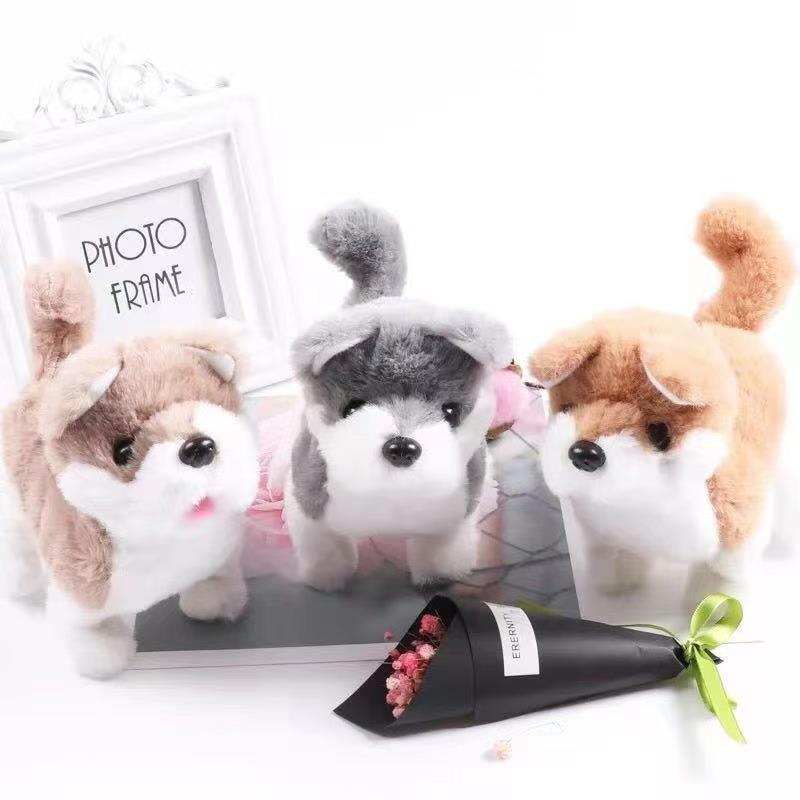 The moving and barking cute pet blind box randomly unlocks a puppy. Pressing it triggers a barking sound, a children's surprise toy