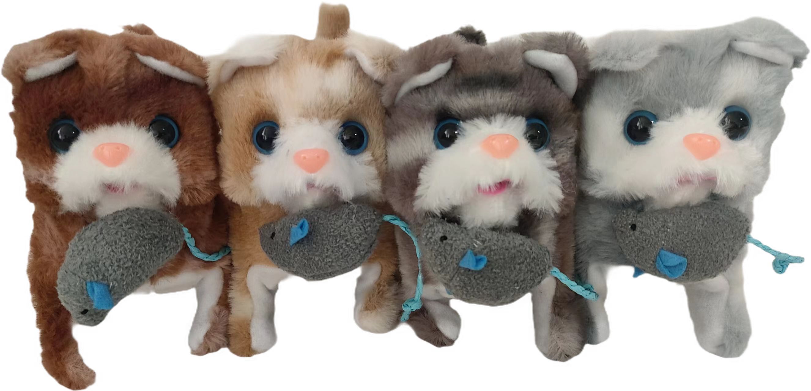 The parent-child interactive cute pet gift box features a moving and barking kitten and puppy. It's a face-saving gift and kids love it so much