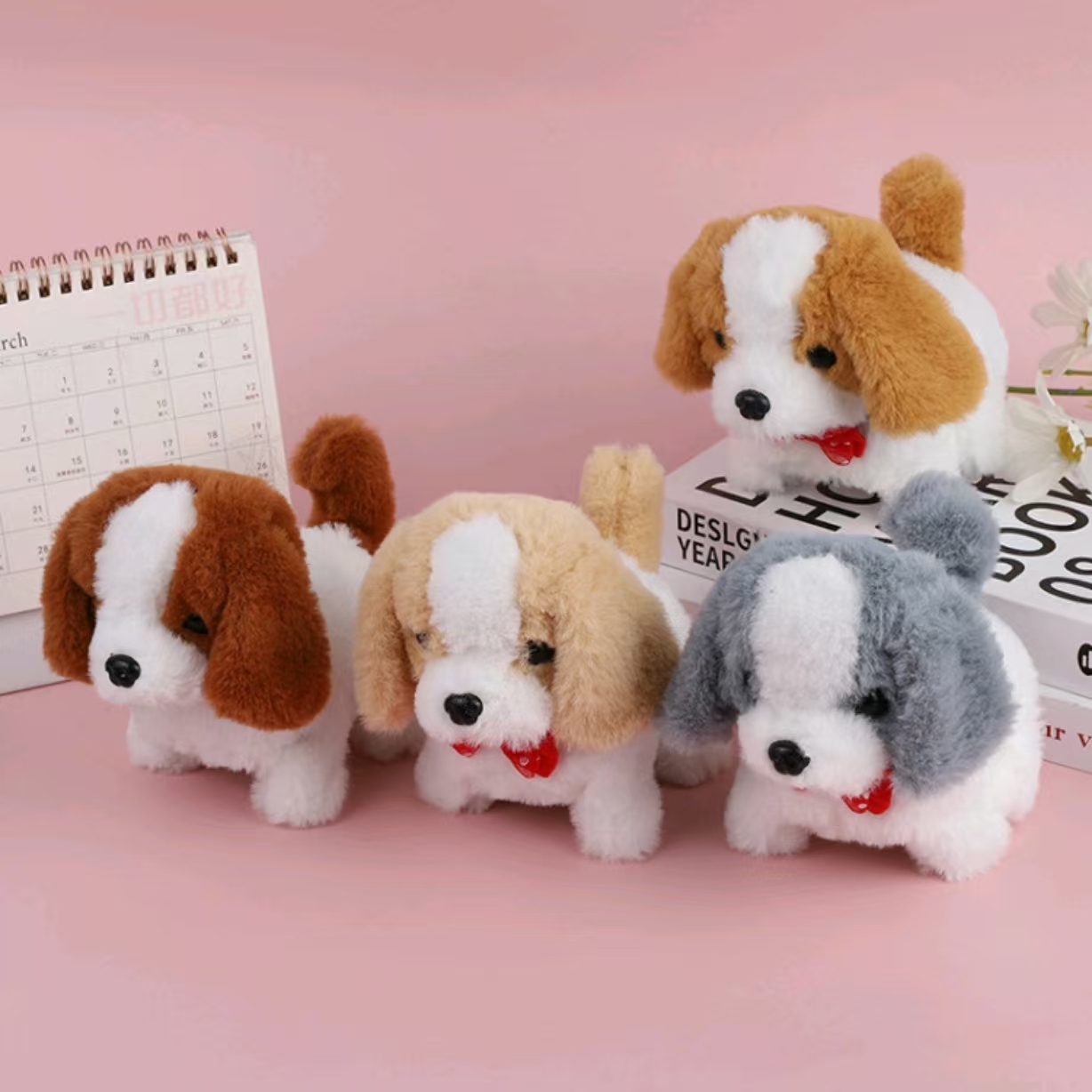 Kindergarten reward small gifts: mini pets that can move and make sounds, as well as children's fun toys in the shapes of cats and dogs