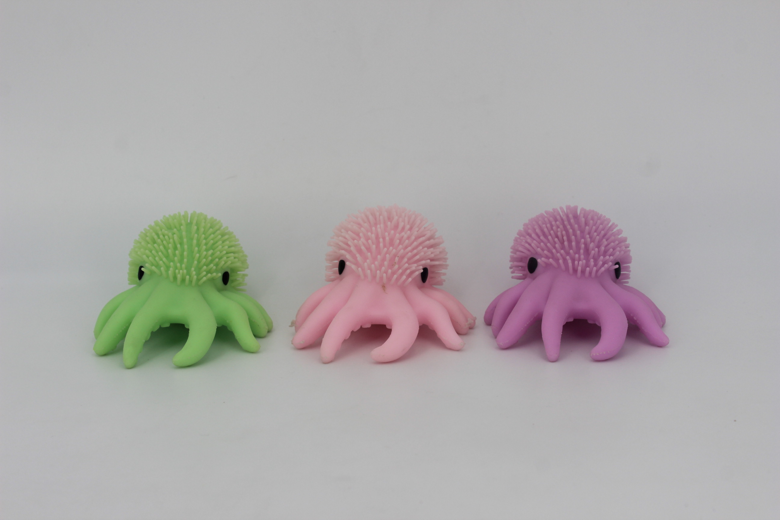 Niño extrusión juguete artefacto pequeño pulpo peludo bola explosiva fábrica venta directa details Picture