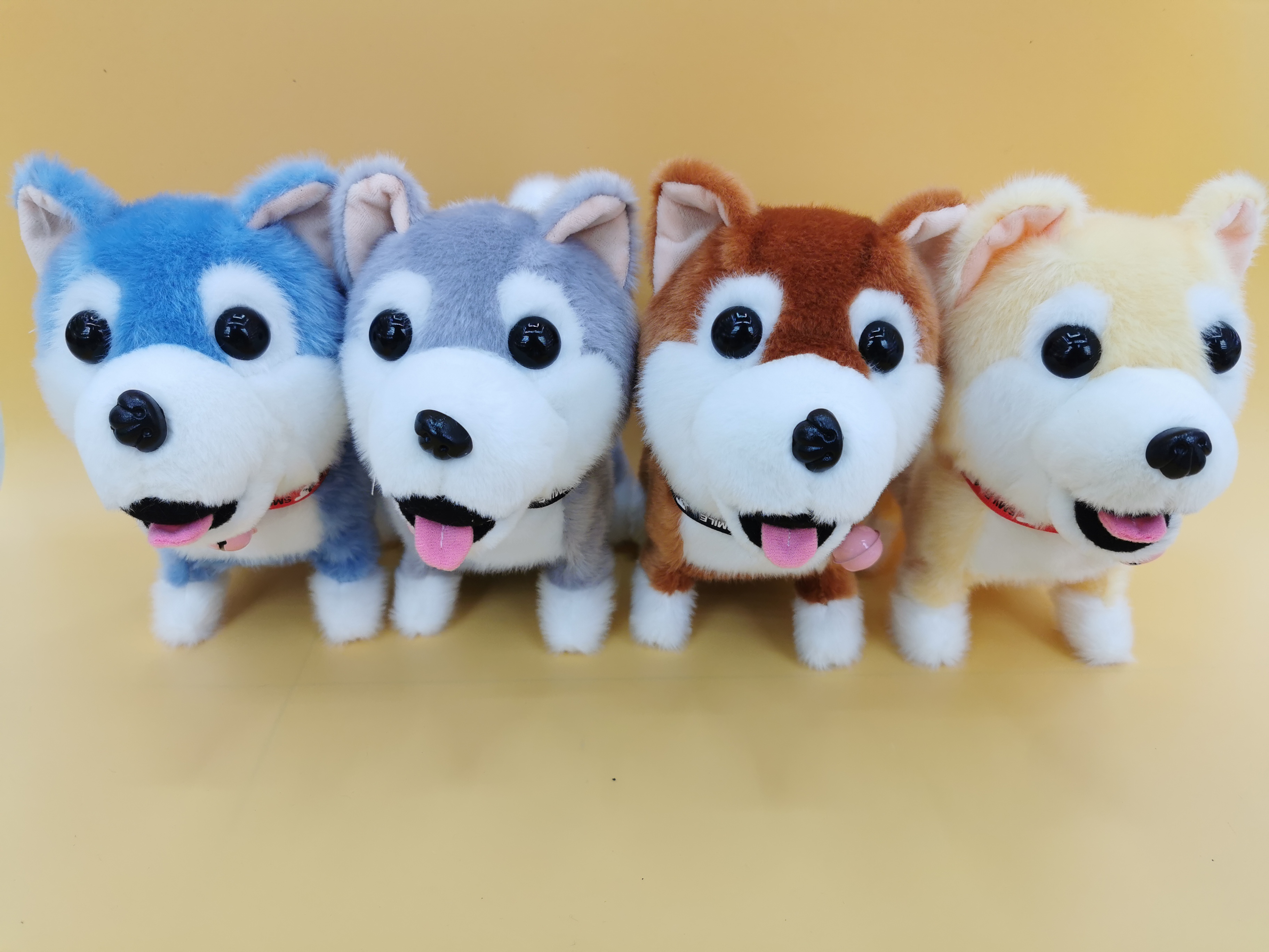 The interactive simulation puppy can run, bark and nod. It is an educational companion for children aged 3 and above