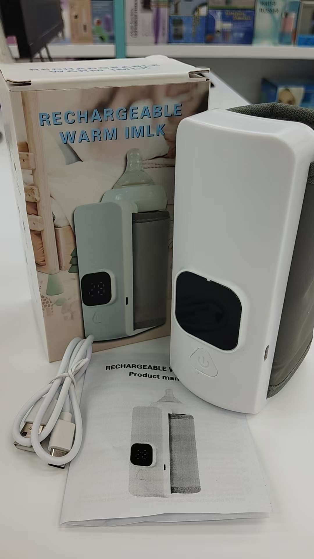 便携温奶器自动恒温母乳热奶婴儿外出热水奶无线暖奶器1产品图