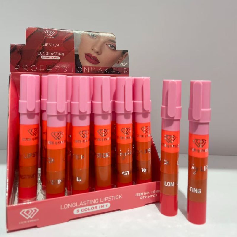 lipstick Cross-border lipstick Bamboo Section Lipstick Five Sections Multi-purpose use more Specification image