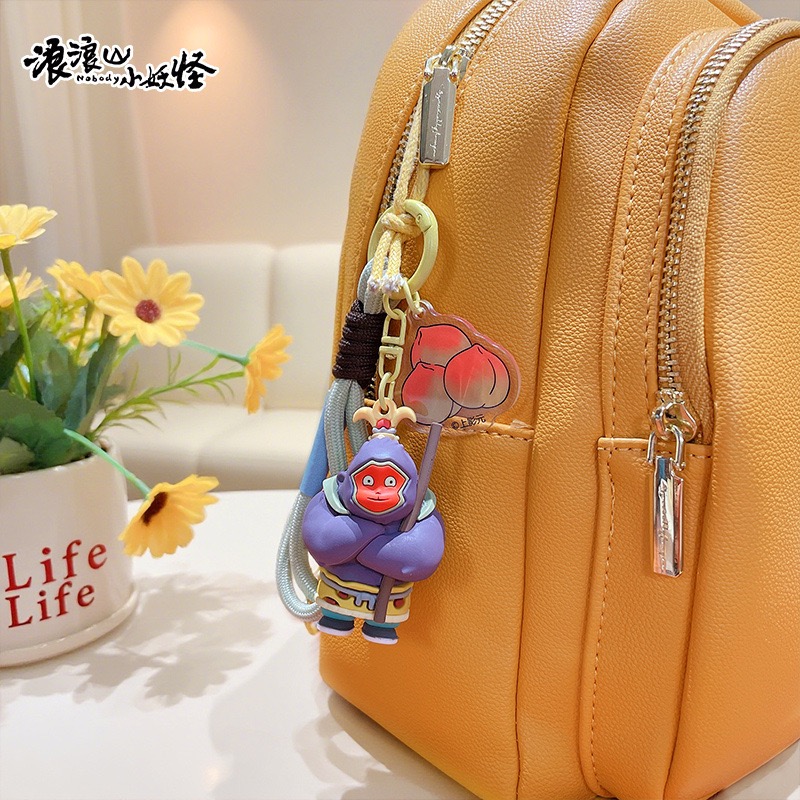 正版浪浪山小妖怪排排坐桌面摆件小猪妖公仔摇摇乐车载装饰品盲盒详情图3