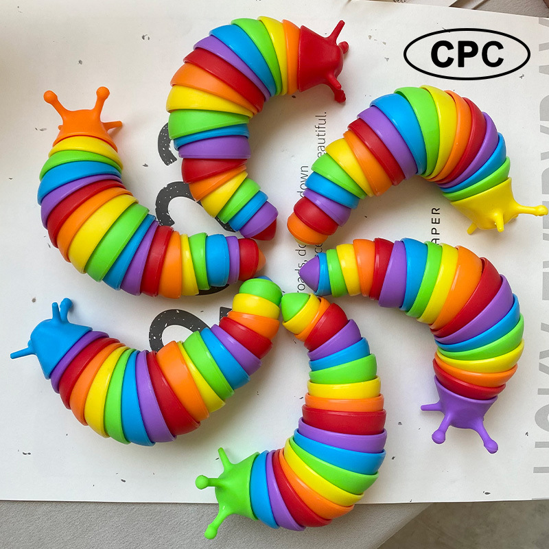 New and unique stress-relieving toy, Caterpillar Tip, a fun toy for children to relieve stress Application Scenario