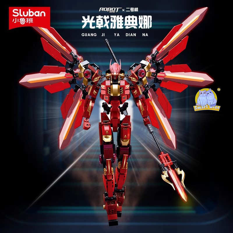 Pacific Rim Building Blocks 6 Assembly toys Boy Revenge Wanderer Mecha Athena Children's Educational Robot Specification image