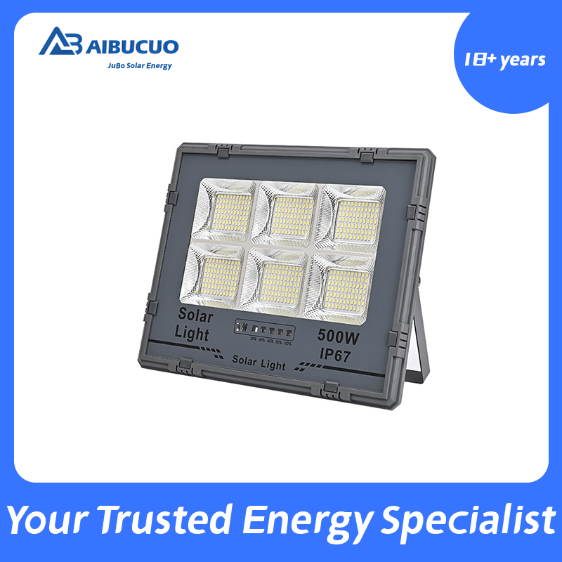 AIBUCUO Cross-border carefully selected solar floodlights, LED lighting, outdoor waterproof street lamps, outdoor courtyard lighting, park and community lighting, high-quality export