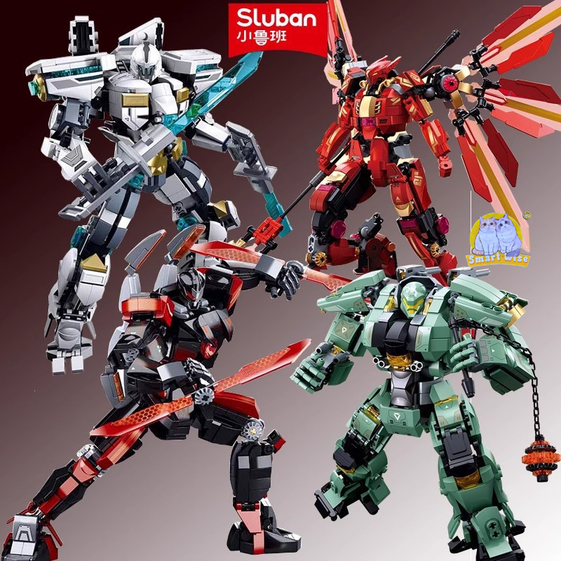 Pacific Rim Building Blocks 6 Assembly toys Boy Revenge Wanderer Mecha Athena Children's Educational Robot