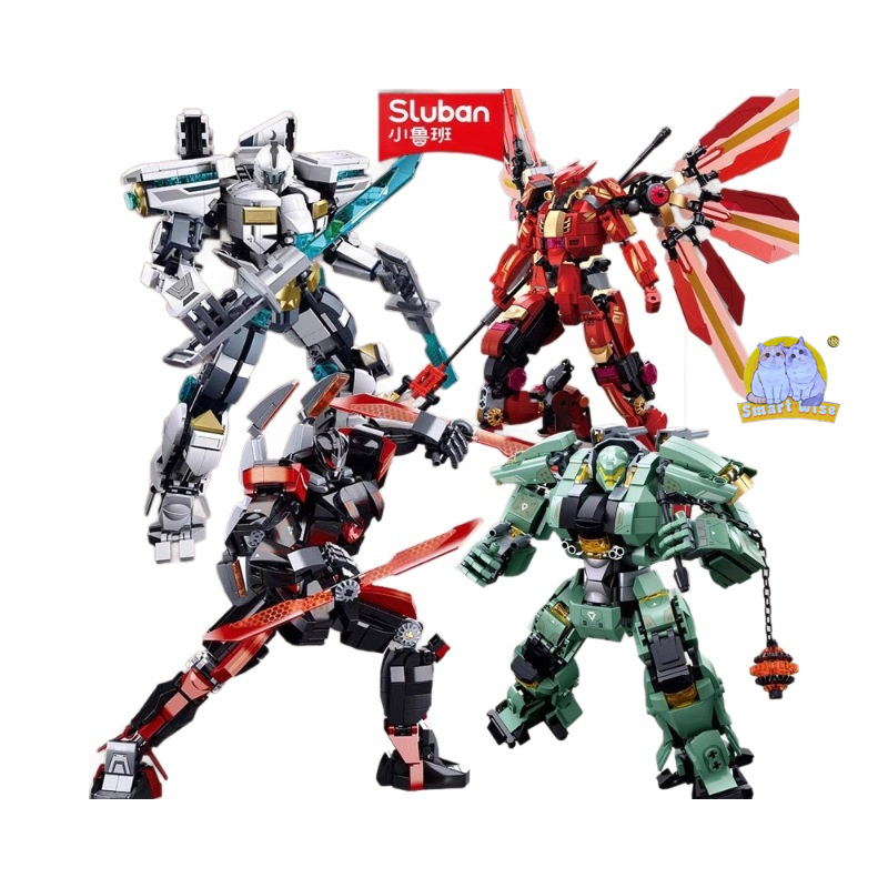 Pacific Rim Building Blocks 6 Assembly toys Boy Revenge Wanderer Mecha Athena Children's Educational Robot Item Picture