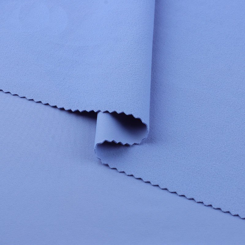 LULU裸感涤双面抓毛面料 秋冬抓绒高弹保暖面料 瑜伽服骑行服面料