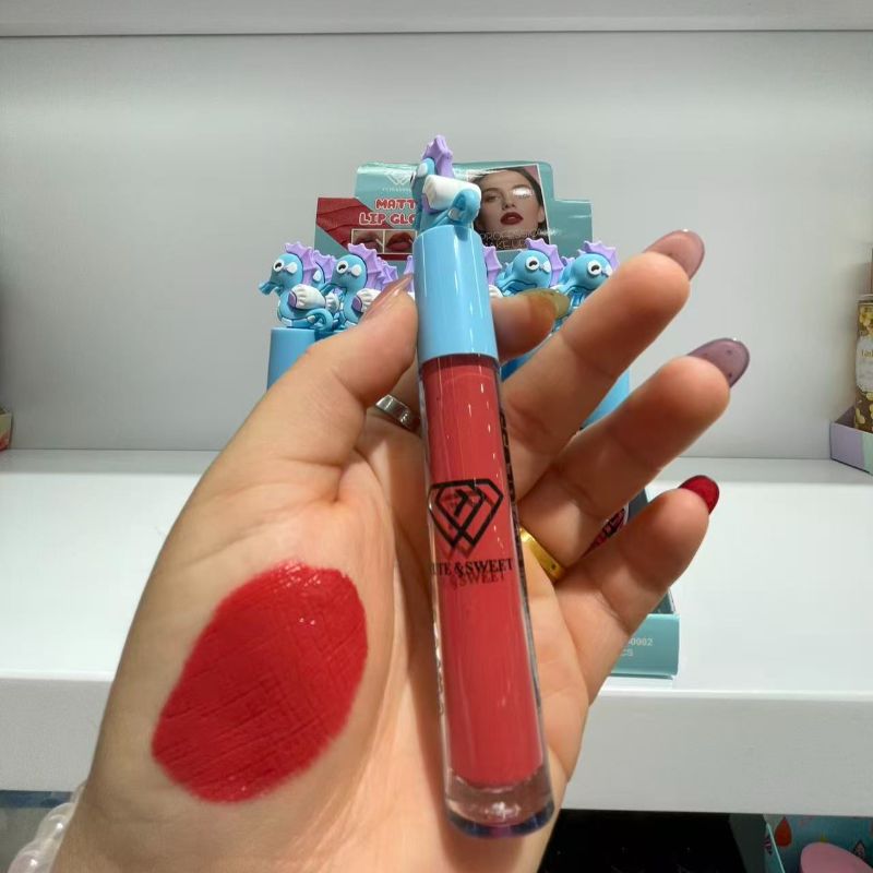 跨境 工厂店铺直销  新品  唇部彩妆  唇釉  滋润不拔干 设计独特可爱 详情4