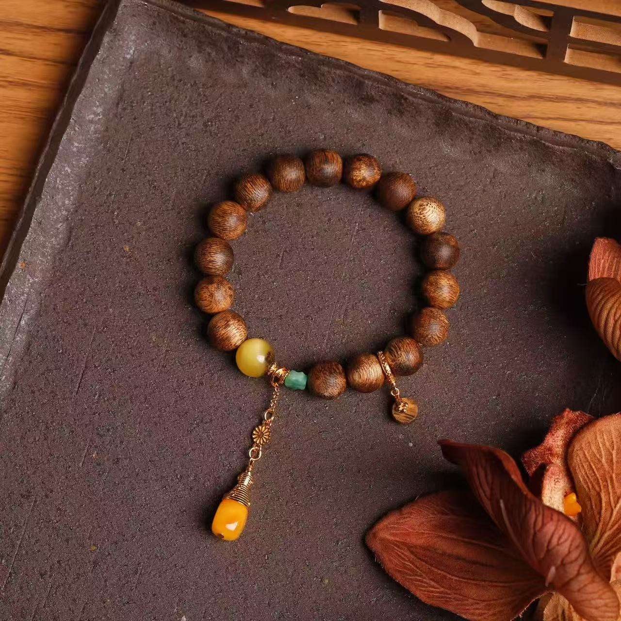 道毅珠宝天然粉晶手链雪花幽灵925纯银镀金配饰花球详情图5